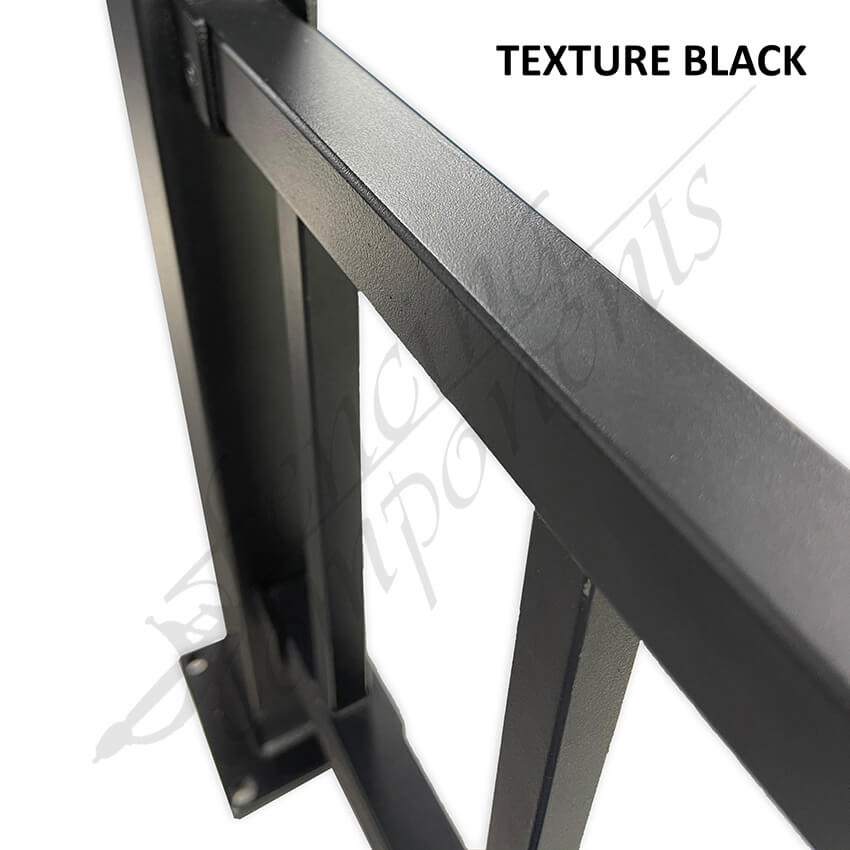 Fencing Components_Steel Gate 970x900H (Texture Black)