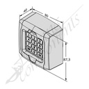 Q.BO Touch Wireless Keypad