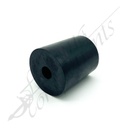 Screw-In Rubber Sliding Gate Stopper 35mm