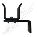 Fencing Components_Gate Receiver/Catcher 65mm Steel (Black) ADJUSTIBLE