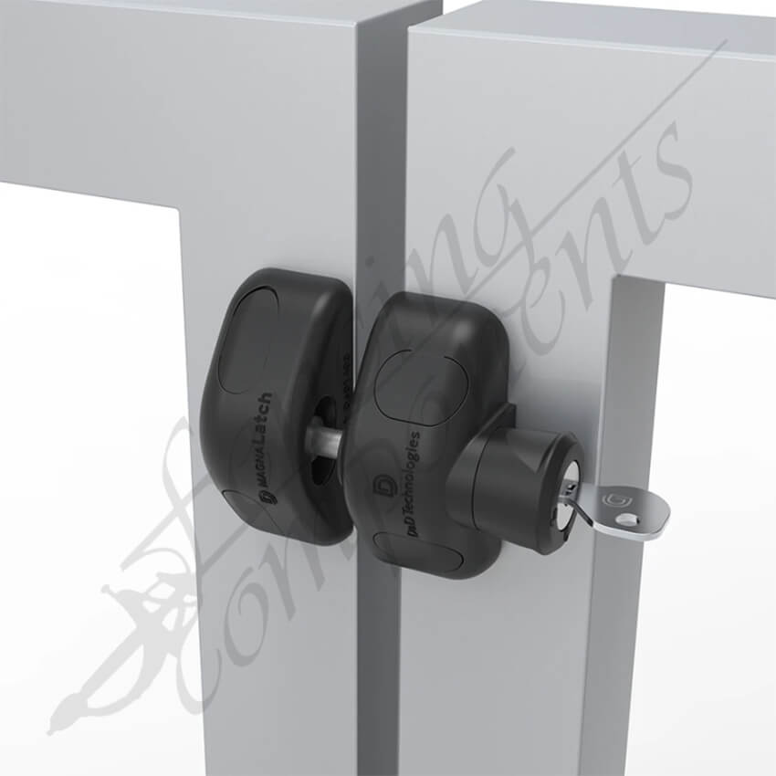 Fencing Components_D&D Magna Latch Side Pull W/ Lock