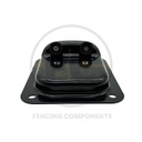 Steel Swing Gate Stopper - Black