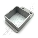 Fencing Components_50x50 Single Lug Fence Bracket Aluminium - Style 2