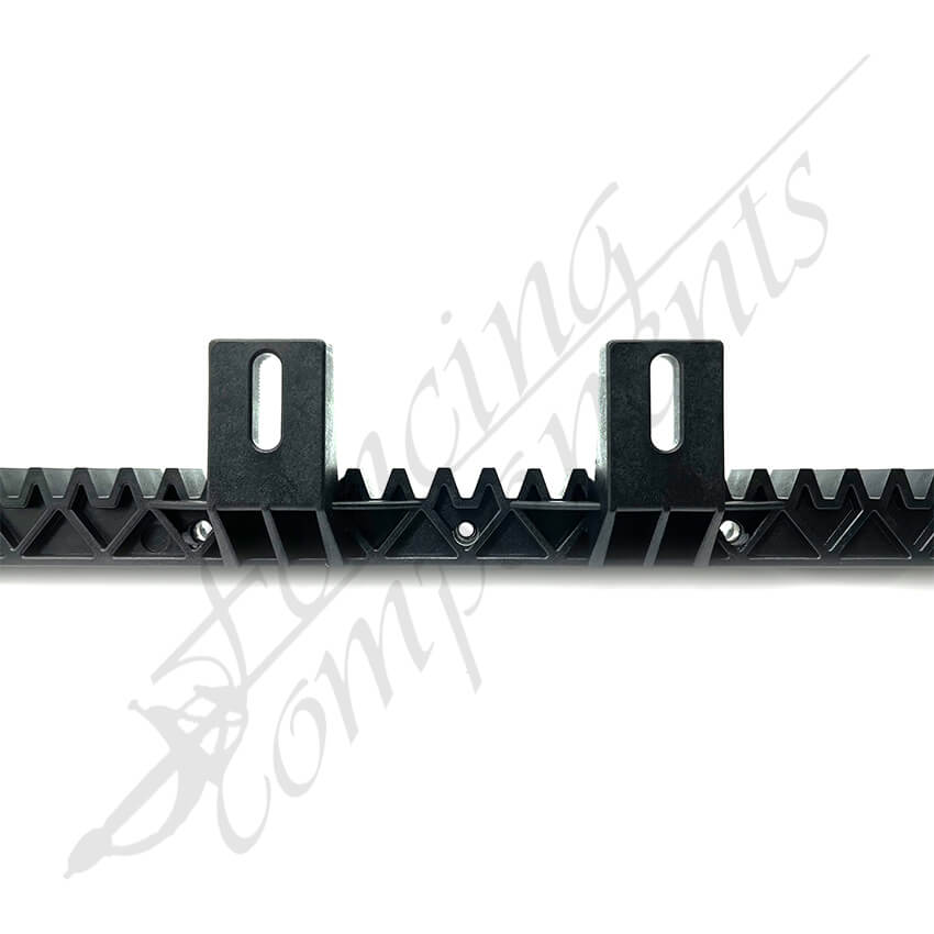 Fencing Components_1 Metre 6 Bracket - Nylon Gear Rack (with Metal Core)