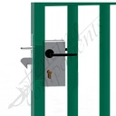 IBFM Sliding Gate Beak Lock for 50x50mm Gate Frame - Complete Kit w/ Key