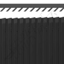Aluminium 45° Angled Blade Designer Panel