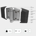 Polaris® 156 Series - Soft Close Hinge Surface Mount [PAIR]