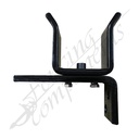 Fencing Components_Gate Receiver/Catcher 65mm Steel (Black) ADJUSTIBLE