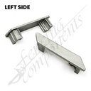 65x14x1.2 Aluminium Rectangle Angled Slat Cap