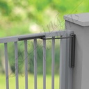 D&D Assa Abloy SlimLine® Hydraulic, Vertical Gate Closer - Self Closing, Adjustable Speed