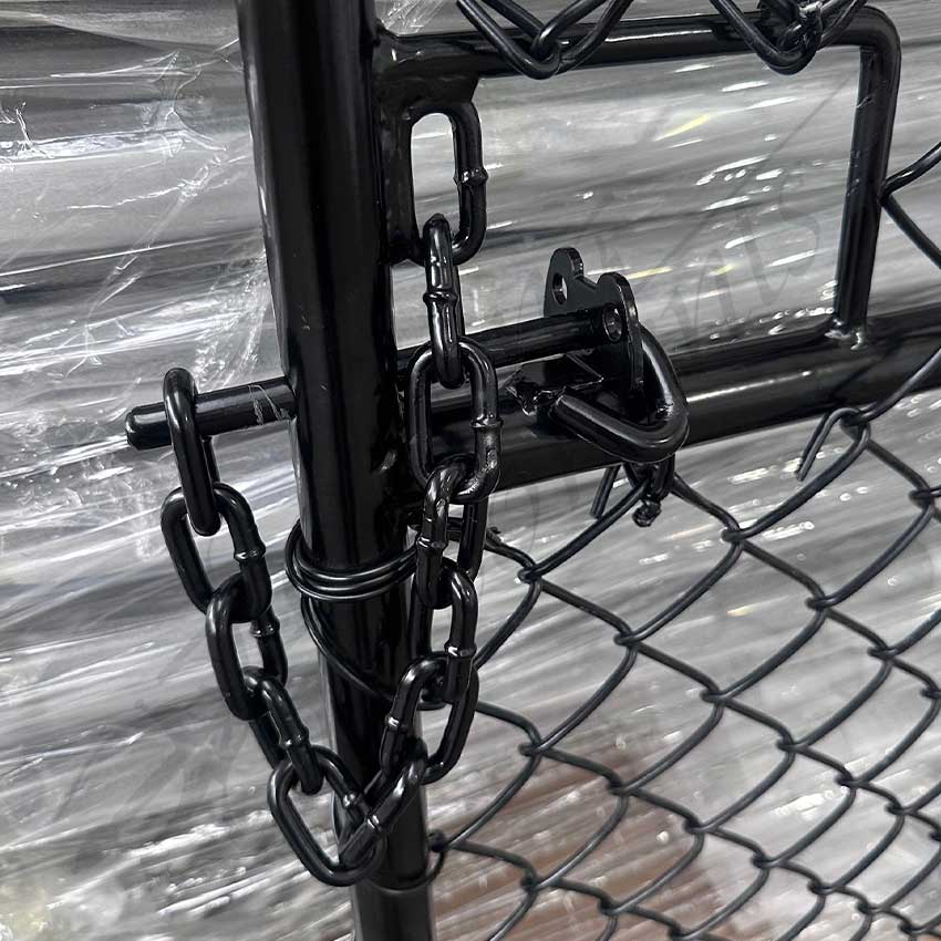 Chainwire / Chainlink Galvanised Gates - 3 Barbed