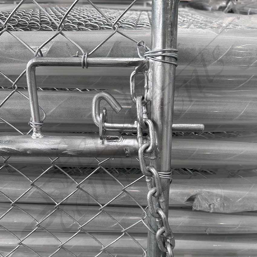 Chainwire / Chainlink Galvanised Gates - 3 Barbed
