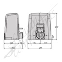 Fencing Components_BFT Deimos BT A400 Sliding Gate Motor KIT (400KG Load)(inc. 2 remotes + 4 racks)