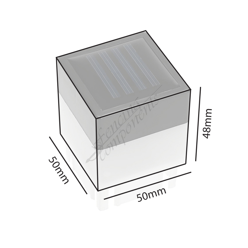 Safetech Solar Light for 50x50 SHS (Pack of 2)