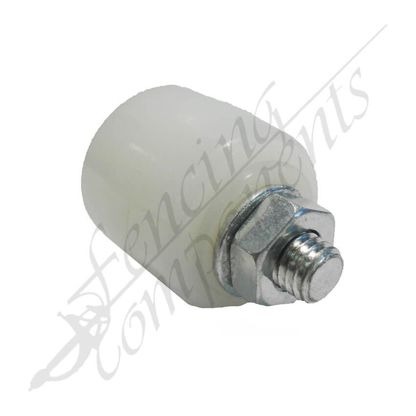 Fencing Components_30 Dia x 30mm Nylon Top Roller - White (Short)