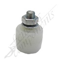 Fencing Components_30 Dia x 30mm Nylon Top Roller - White (Short)
