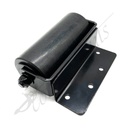 Fencing Components_65 Dia x155mm Nylon Top Roller (Heavy Duty Bracket) - Black [PAIR]