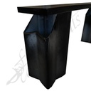 Fencing Components_Gate Tunnel / Bridge Accessory (Gap 220mm) Black