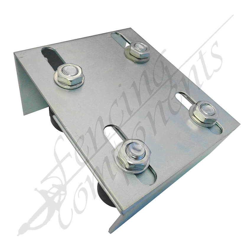 Fencing Components_Top Roller with Bracket - including 4 White Roller