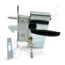 IBFM Sliding Gate Beak Lock for 50x50mm Gate Frame - Complete Kit w/ Key