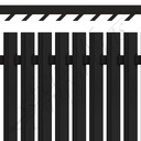 Aluminium 45° Angled Blade Designer Panel