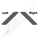 65x14x1.2 Aluminium Rectangle Angled Slat Cap