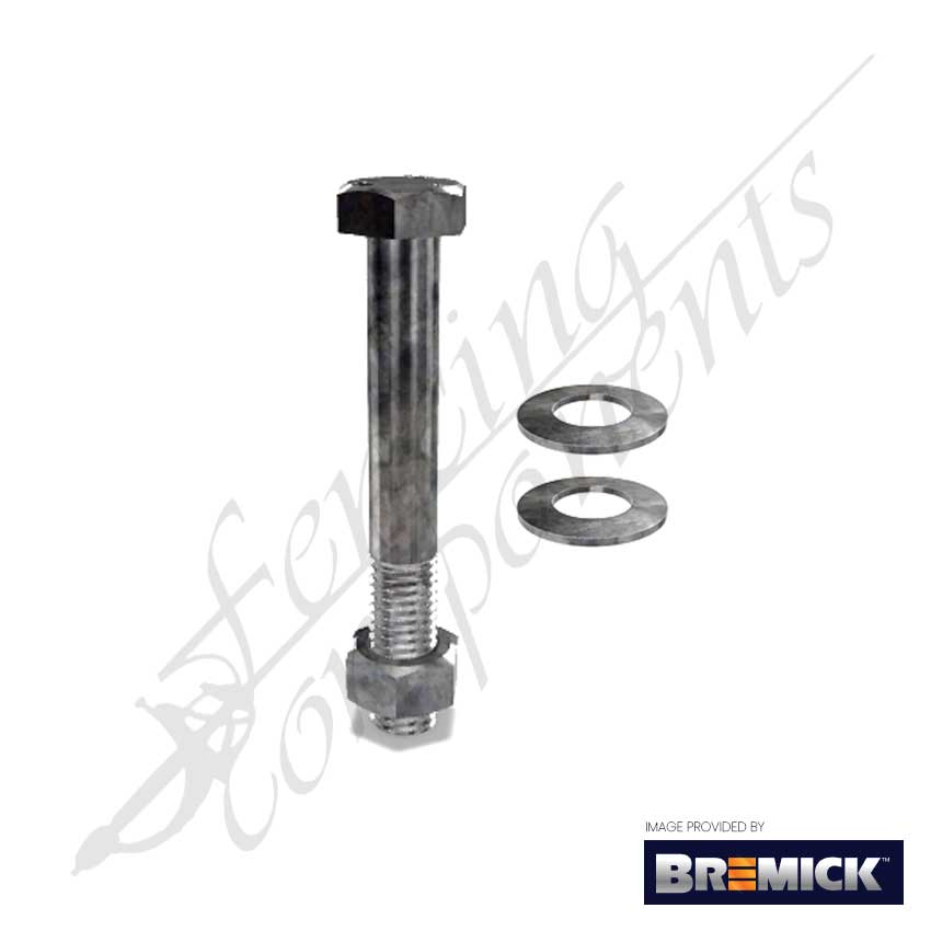 BREMICK Hex Head - Bolt & Nut w/ Washers (Galvanised)