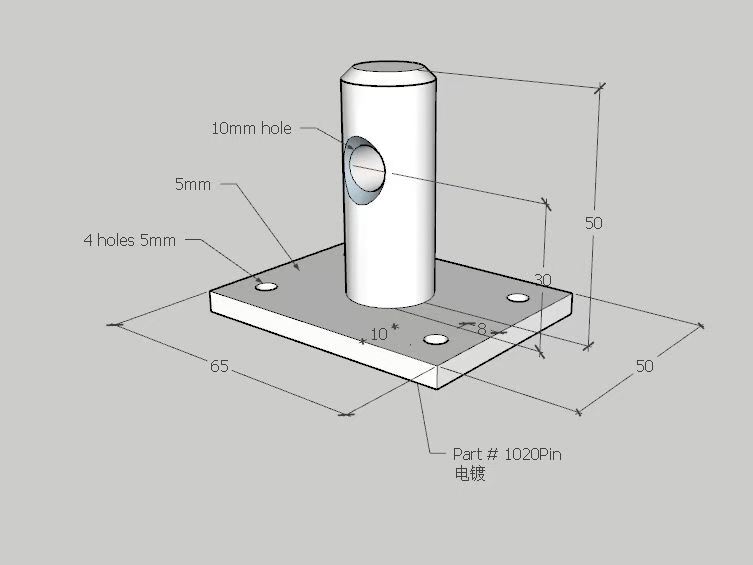 Manual Lock Pin Sliding Gate