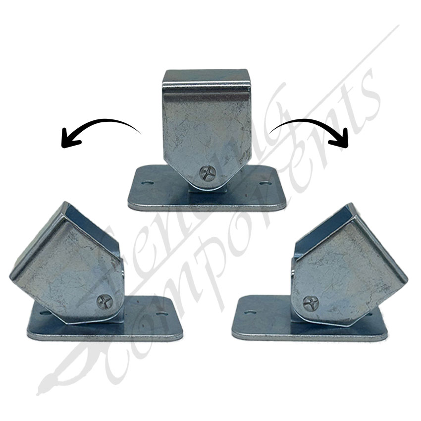 40x40mm Internal Raked Bracket - Horizontal / Vertical [SINGLE]