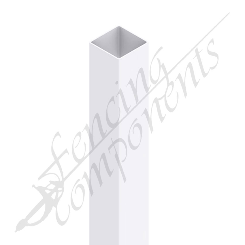 65x65mm Aluminium Post - Pearl White