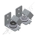 MAXX Ball Bearing Punch In Hinges - Steel [PAIR] 