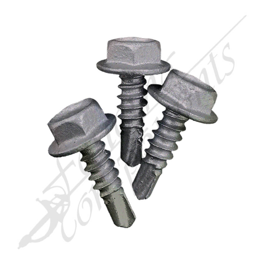 BREMICK Self-Drilling Metal #10-16x16 Gal Hex Tek Screw (100/Bag-1000/Box)