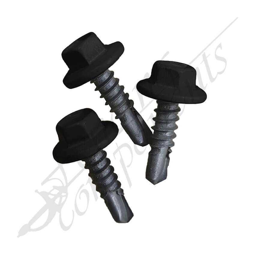 BREMICK Self-Drilling Metal #12-14x20 Hex Tek Screw (100/Bag-500/Box)