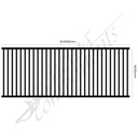 Aluminium Flat Top Panel - 900H x 2400W