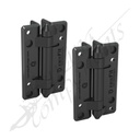 D&D Kwikfit Plain Hinge No Spring [PAIR]