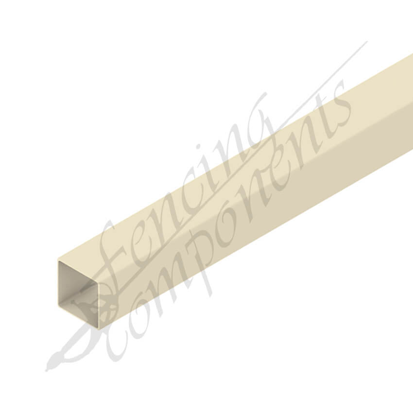 50x50mm Aluminium Post - Primrose/Domain (6500mm - 1.6mm)