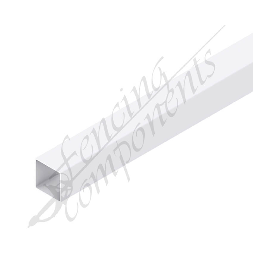 50x50mm Aluminium Post - Pearl White (6500mm - 1.6mm)