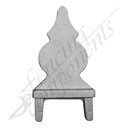 Decorative Cap Slat Picket Spear - Windsor