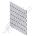 90x16x6500mm Aluminium RHS Slat (1.5mm) R3