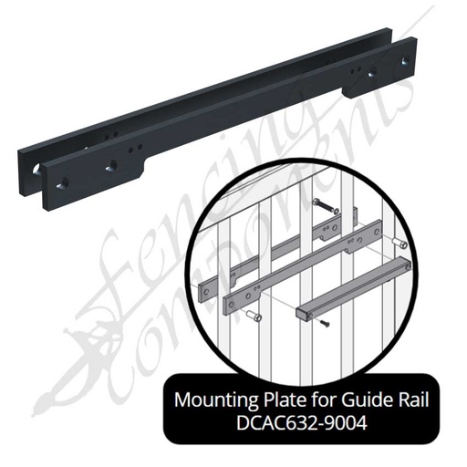 [DD-DCAC632-9004] D&D Assa Abloy SlimLine® Mounting Plate