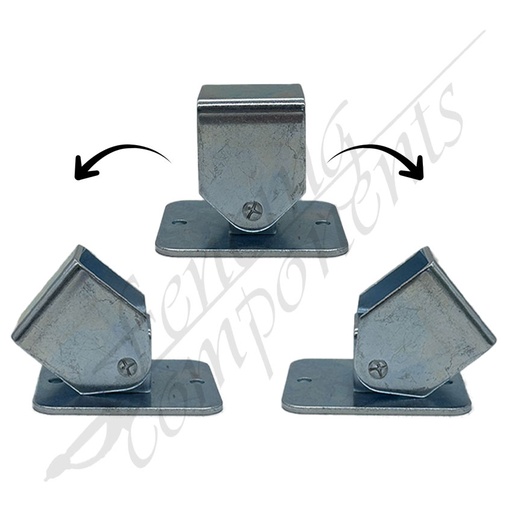 [3303ADJ] 40x40mm Internal Raked Bracket - Horizontal / Vertical [SINGLE]