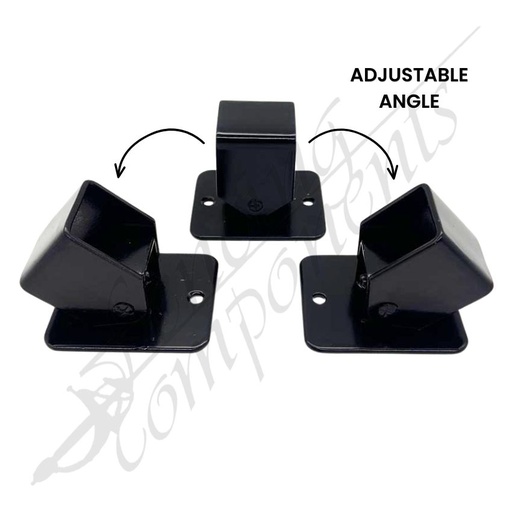 [3303ADJ] 40x40mm Internal Raked Swivel Bracket - Horizontal / Vertical [SINGLE] 